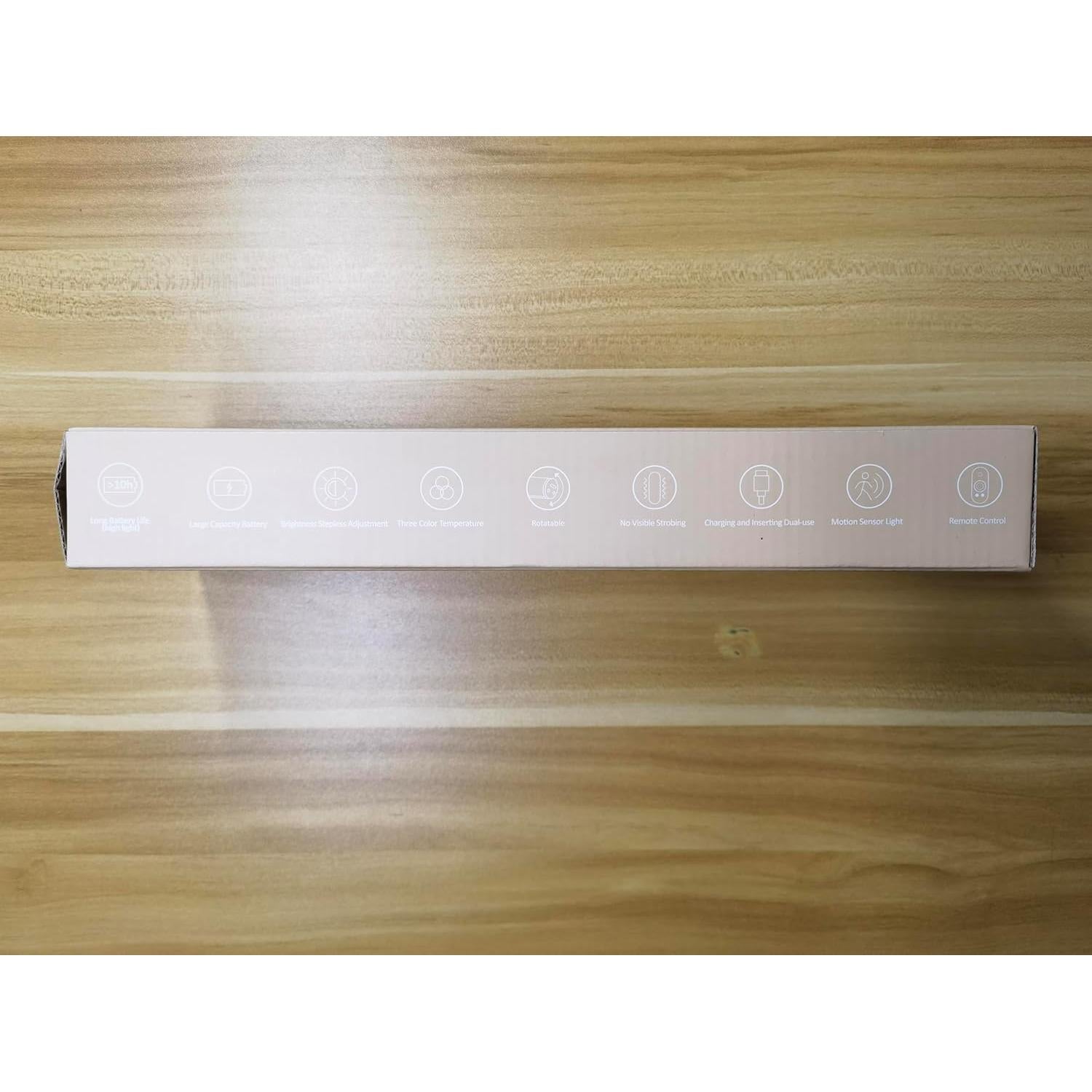 Aplique de Pared Inalámbrico Hapfish con Sensor de Movimiento - Negro