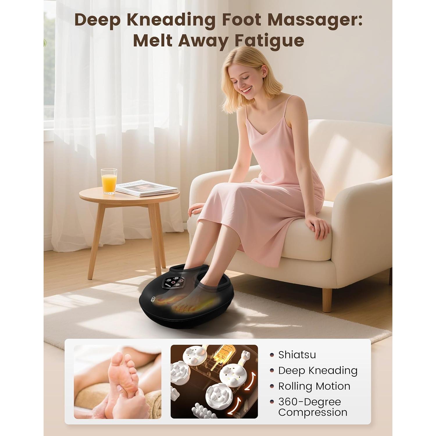 Masajeador de Pies Shiatsu COMFIER CF-5425 con Calor