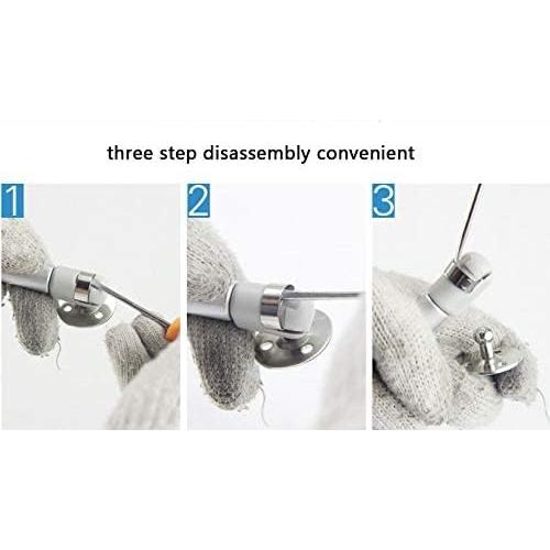 Amortiguadores de Gas WANLIAN 100N 2 Unidades Cierre Suave