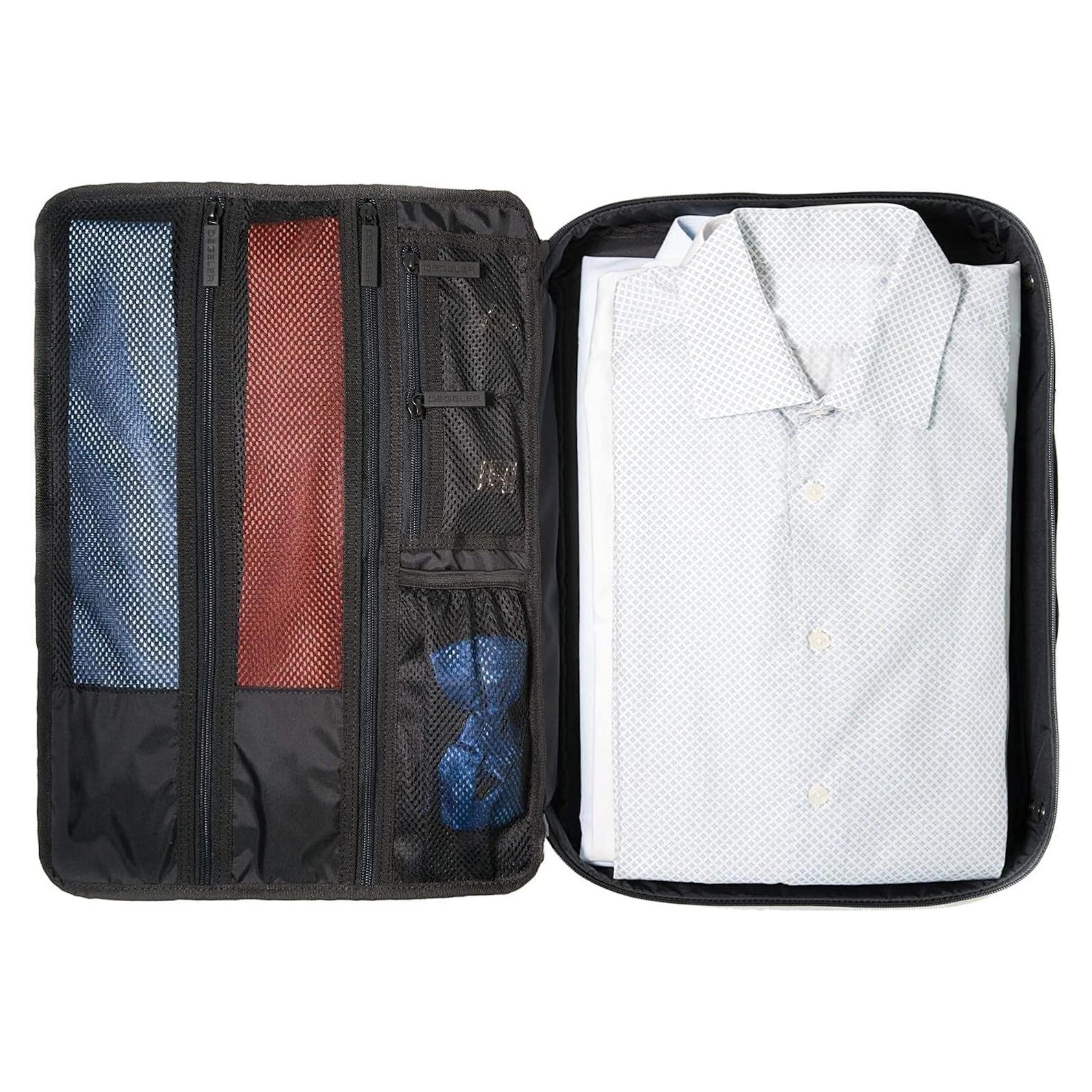 DEGELER Bolsa para Camisas Azul - Organizador de Viaje 40x28cm