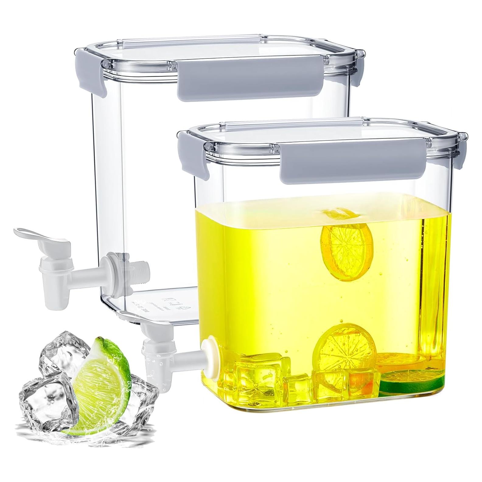 Dispensador de Bebidas Irenare 3.5L con Grifo y Tapa Gris