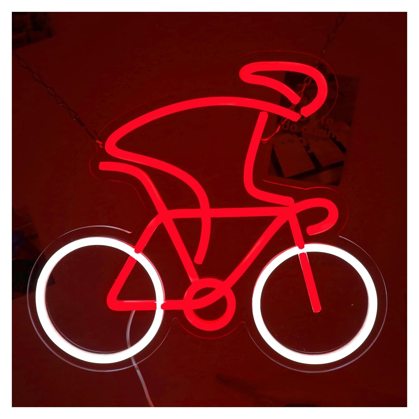 Luz de Neón LED Bicicleta YingyiYing 36.6x33.5cm Decorativa