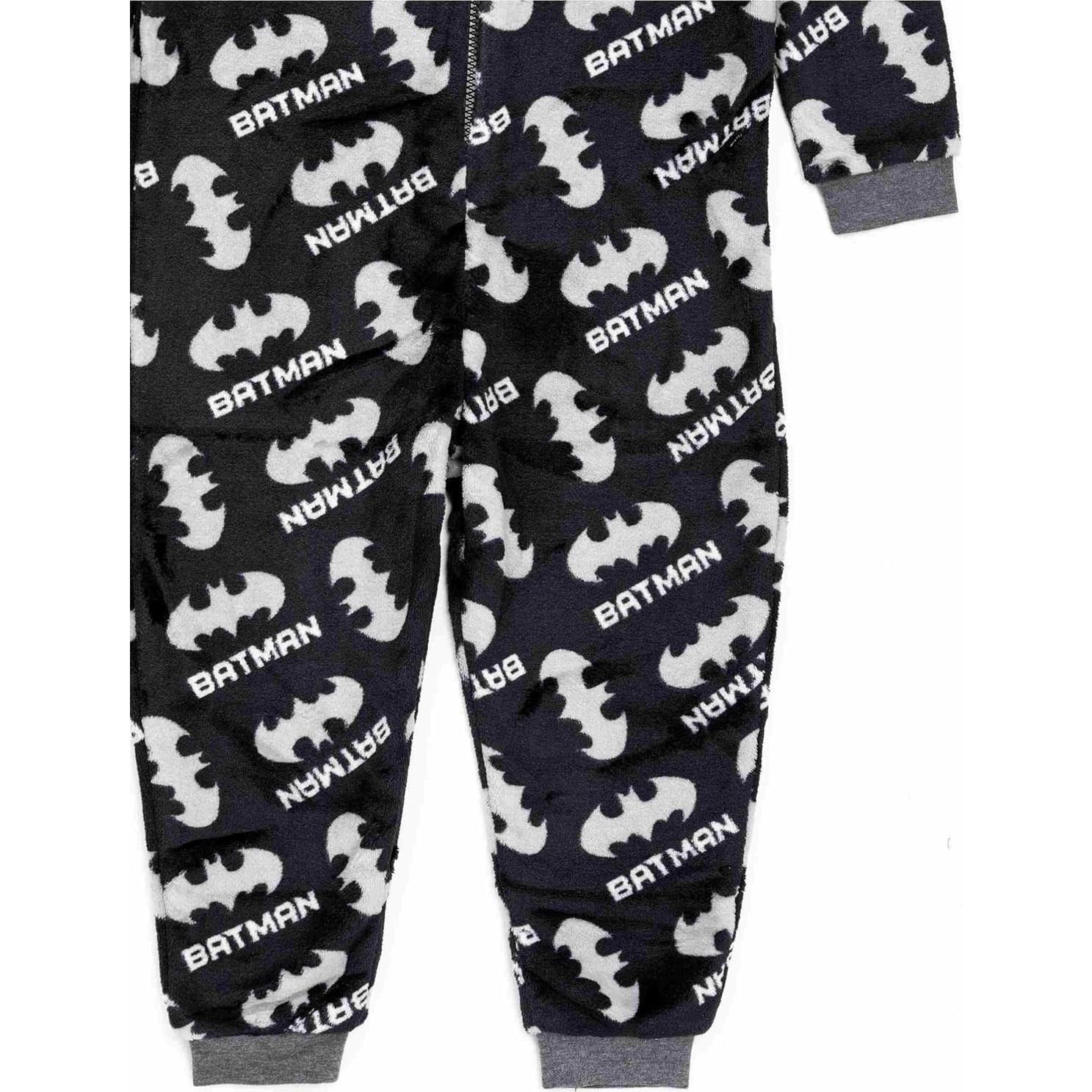 Pijama Todo En Uno DC Comics Batman Niños 11-12 Años Gris
