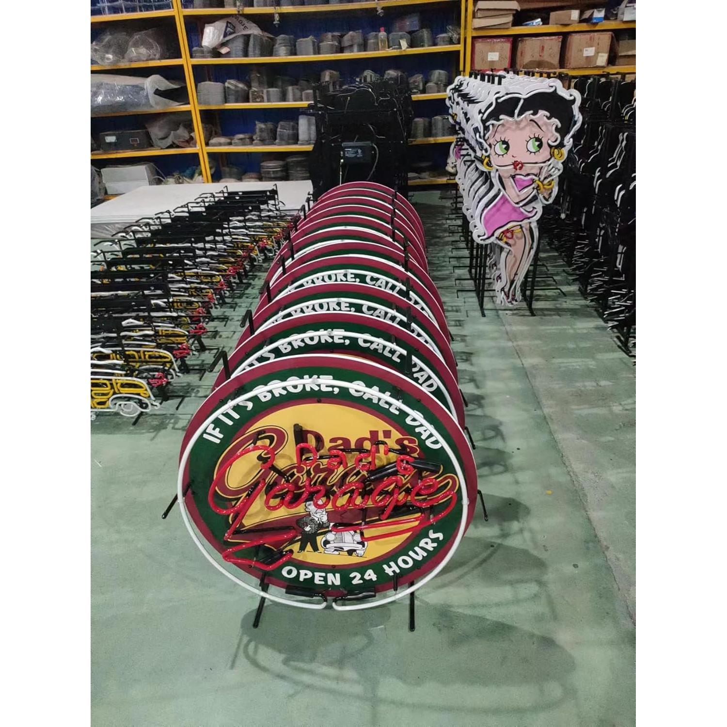 Cartel de Neón Cocodrilo Bud Light 60.96 x 50.8 cm