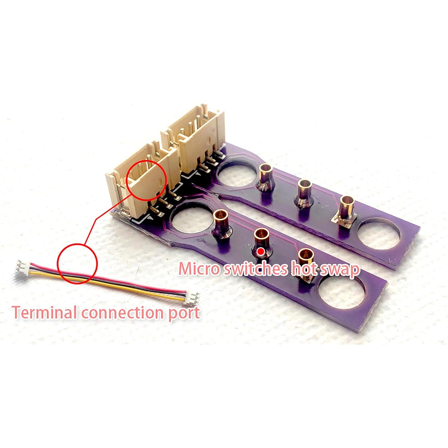 Kit PCB Hot-Swap para Ratones Hokeyio OP18K OP1w4K - Sin Soldadura