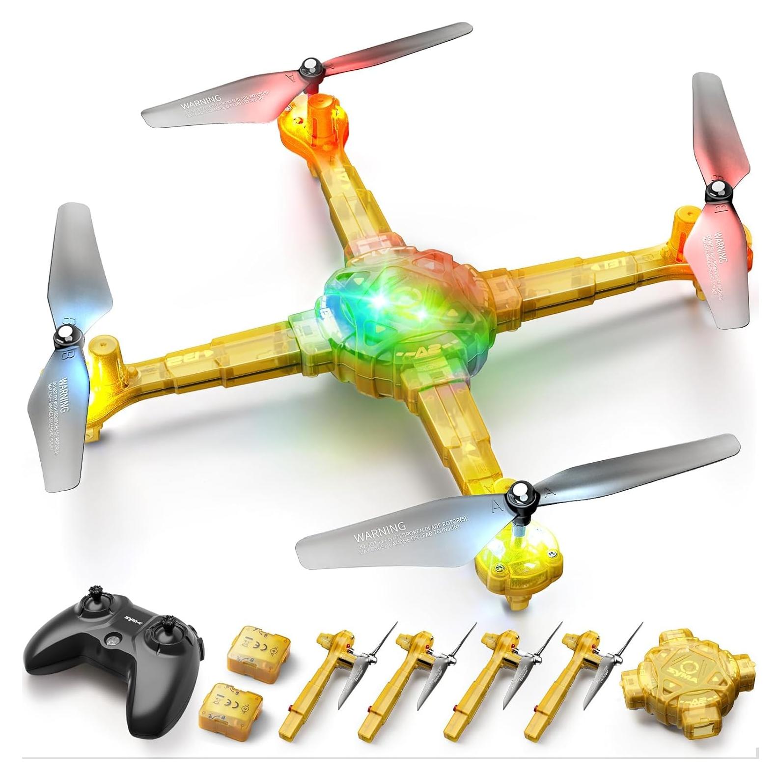 Drone SYMA X440 para Niños, 16 Min de Vuelo, LED 7 Colores