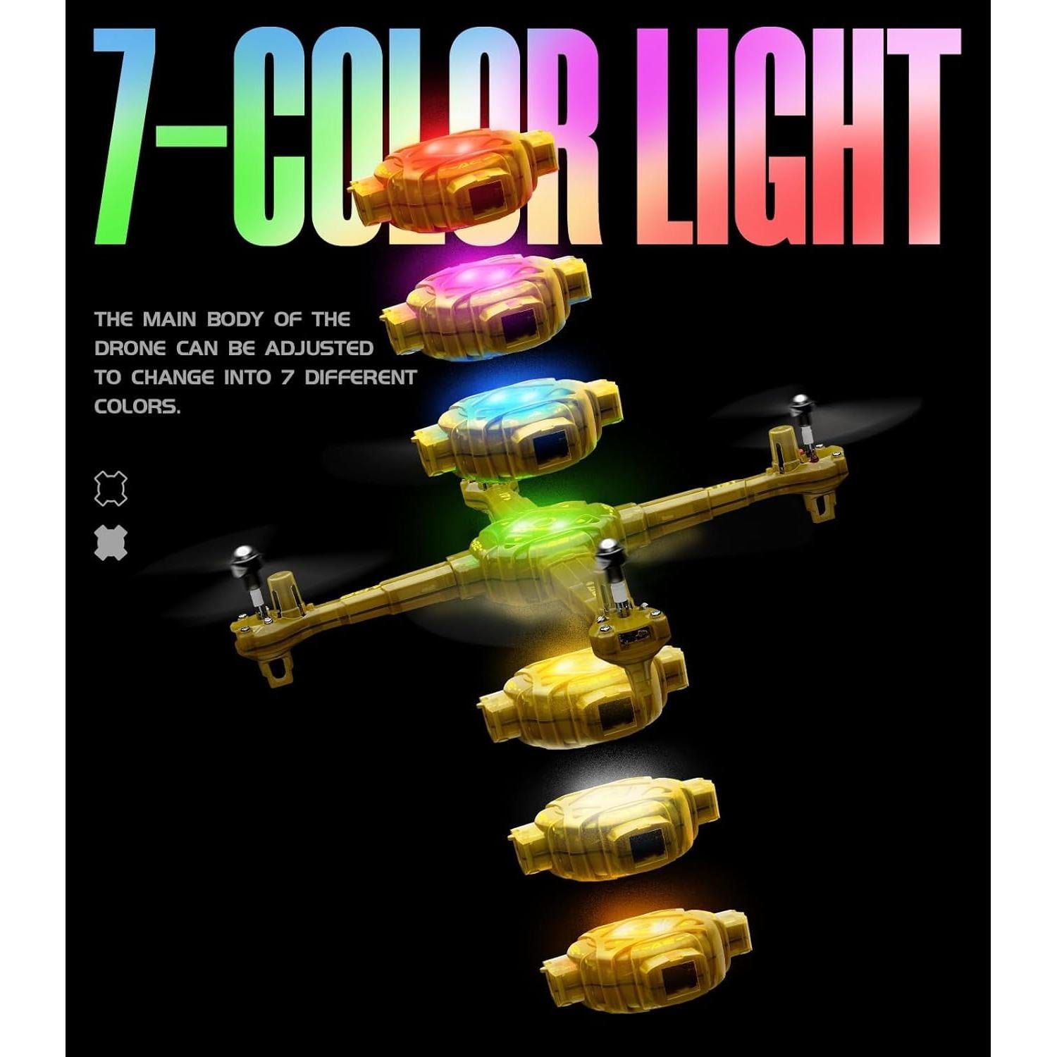 Drone SYMA X440 para Niños, 16 Min de Vuelo, LED 7 Colores