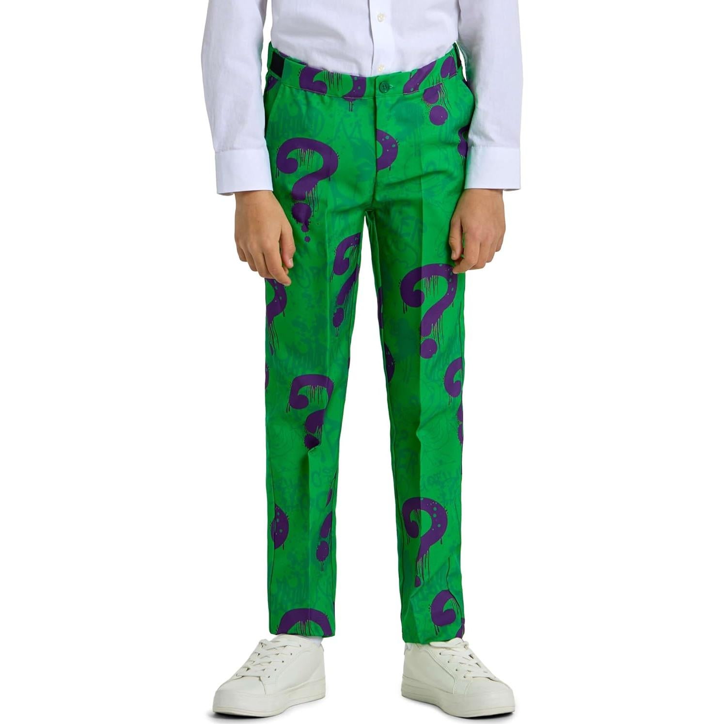 Disfraz de Villano DC Comics Riddler para Niños - Verde - Mediano
