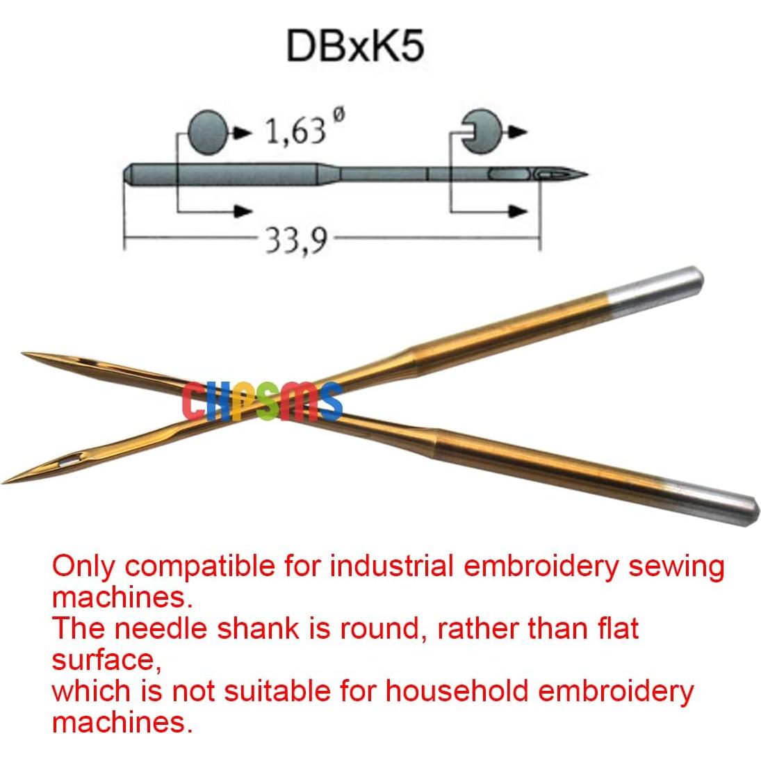 Caja de Agujas Groz-Beckert DBXK5 SAN1 GEBEDUR 100PCS 60/8