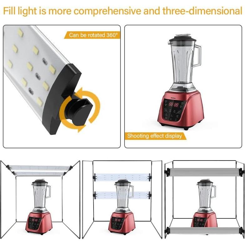 Caja de Luz LED Profesional REFLEX CAMERA 40x40cm 81 Perlas 5500K