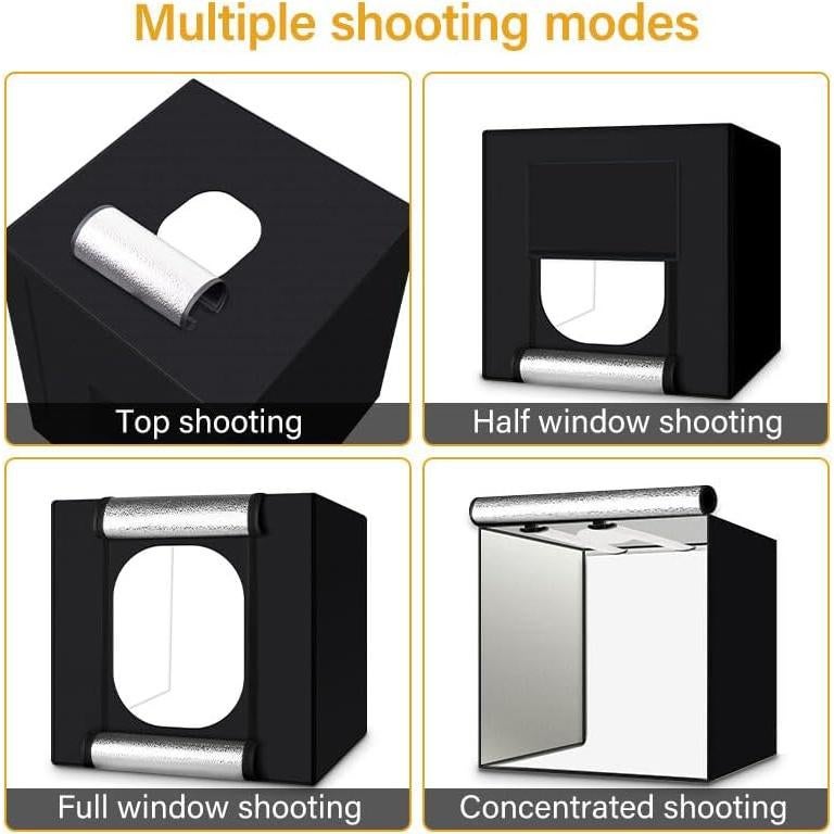 Caja de Luz LED Profesional REFLEX CAMERA 40x40cm 81 Perlas 5500K