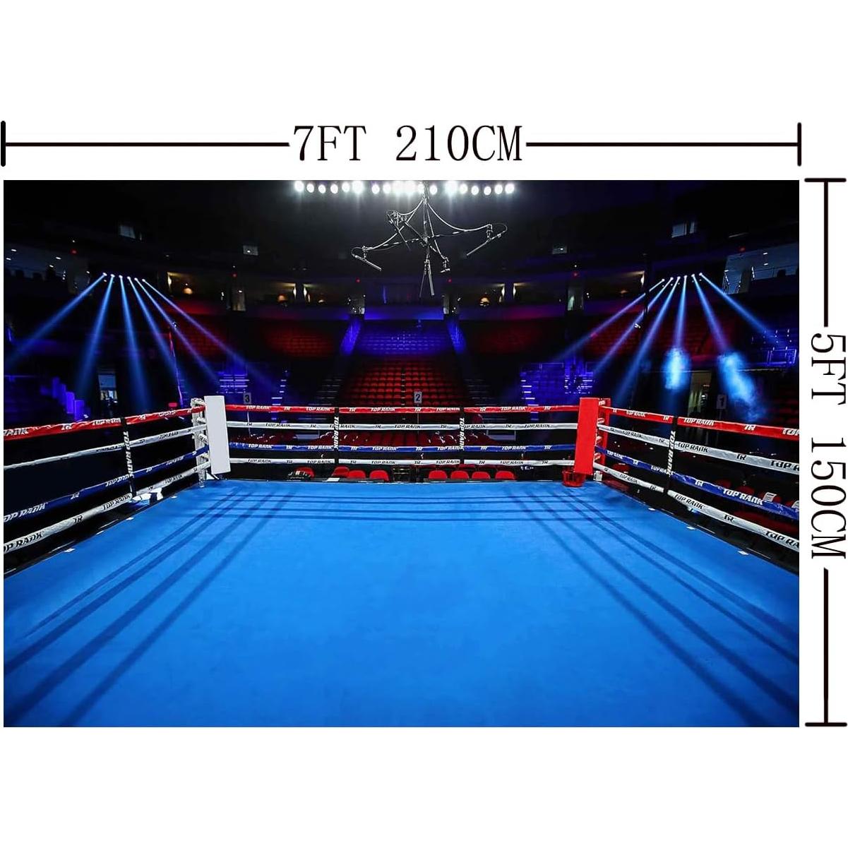 Fondo de Fotografía de Boxeo 210x150cm Update para Fiestas