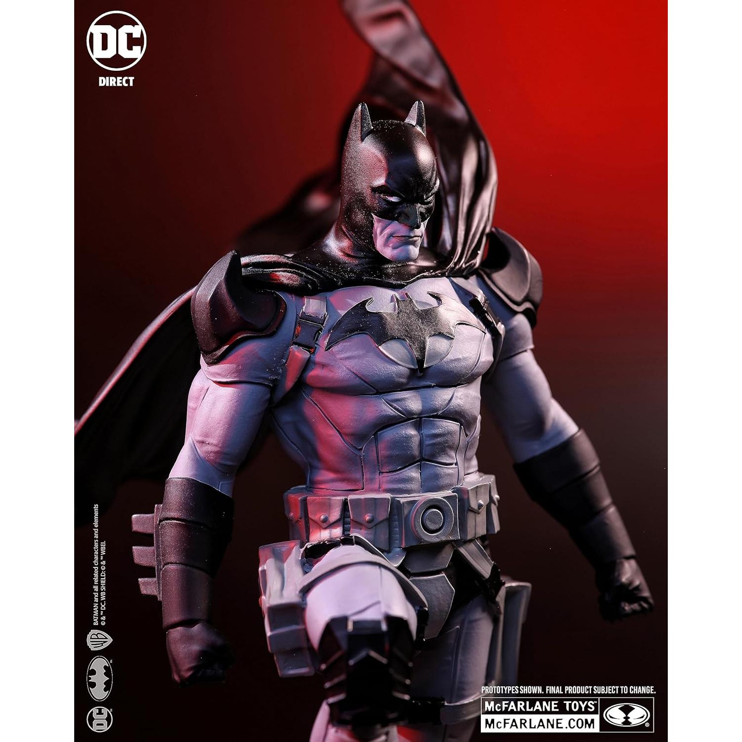 Estatua Batman Negro y Blanco McFarlane Toys 20.96 cm