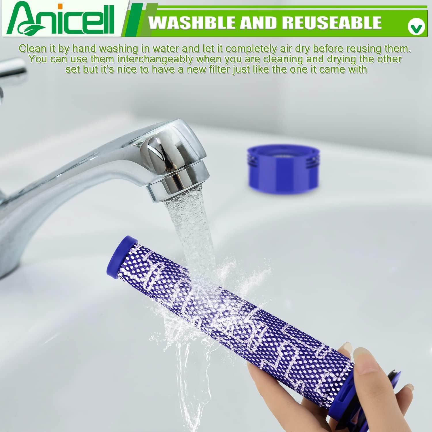 Filtros de Reemplazo Anicell para Aspiradoras Dyson V7 V8