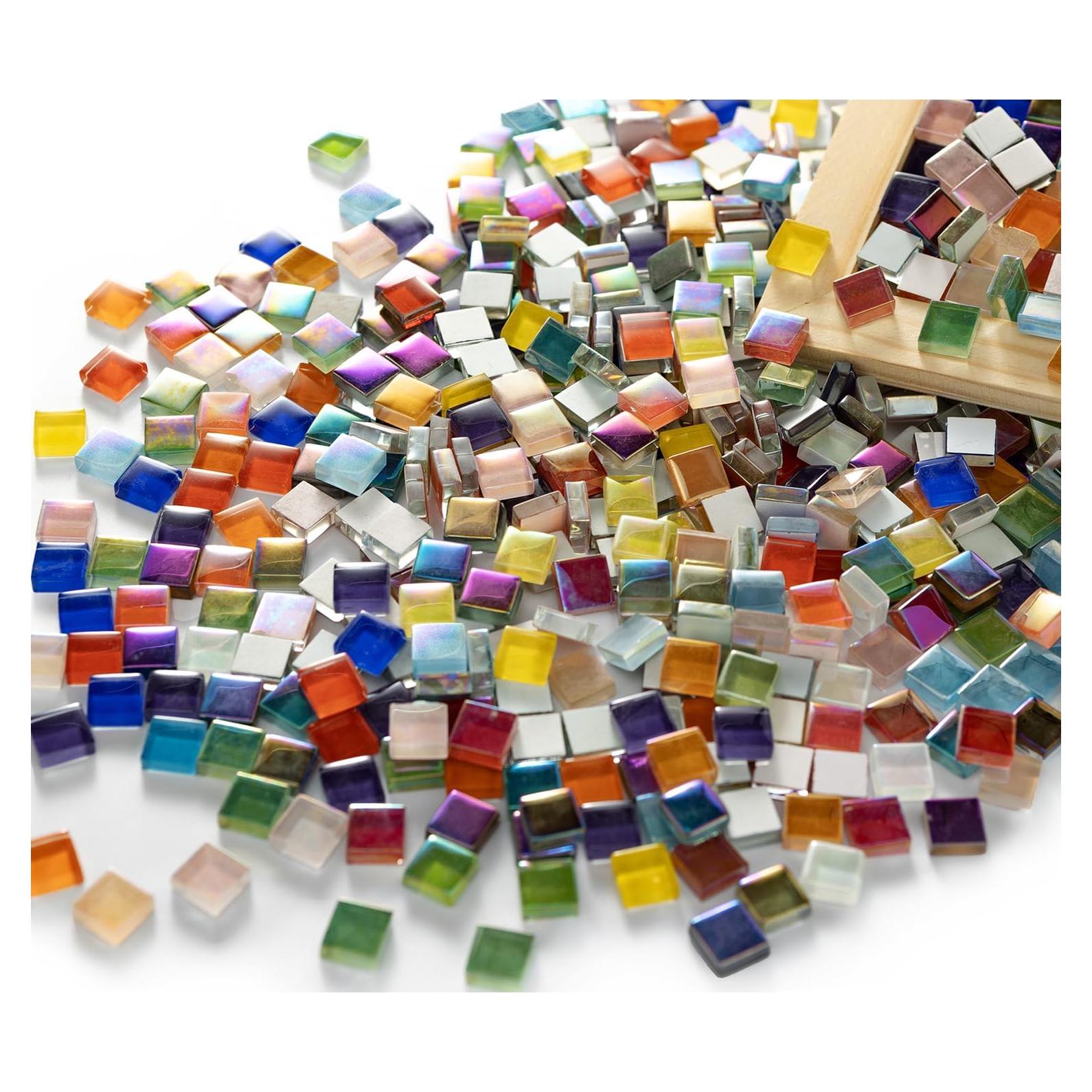 Azulejos de Mosaico Lanyani Cristal Iridiscente 9.5mm 540g