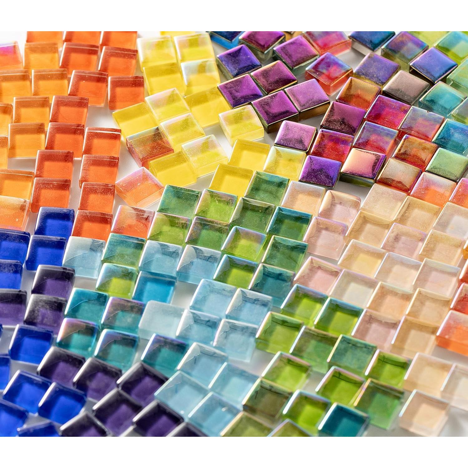 Azulejos de Mosaico Lanyani Cristal Iridiscente 9.5mm 540g