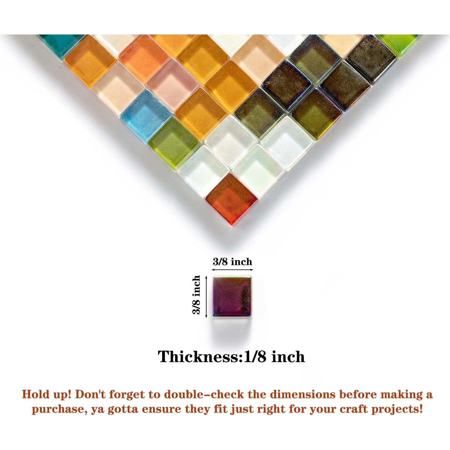 Azulejos de Mosaico Lanyani Cristal Iridiscente 9.5mm 540g