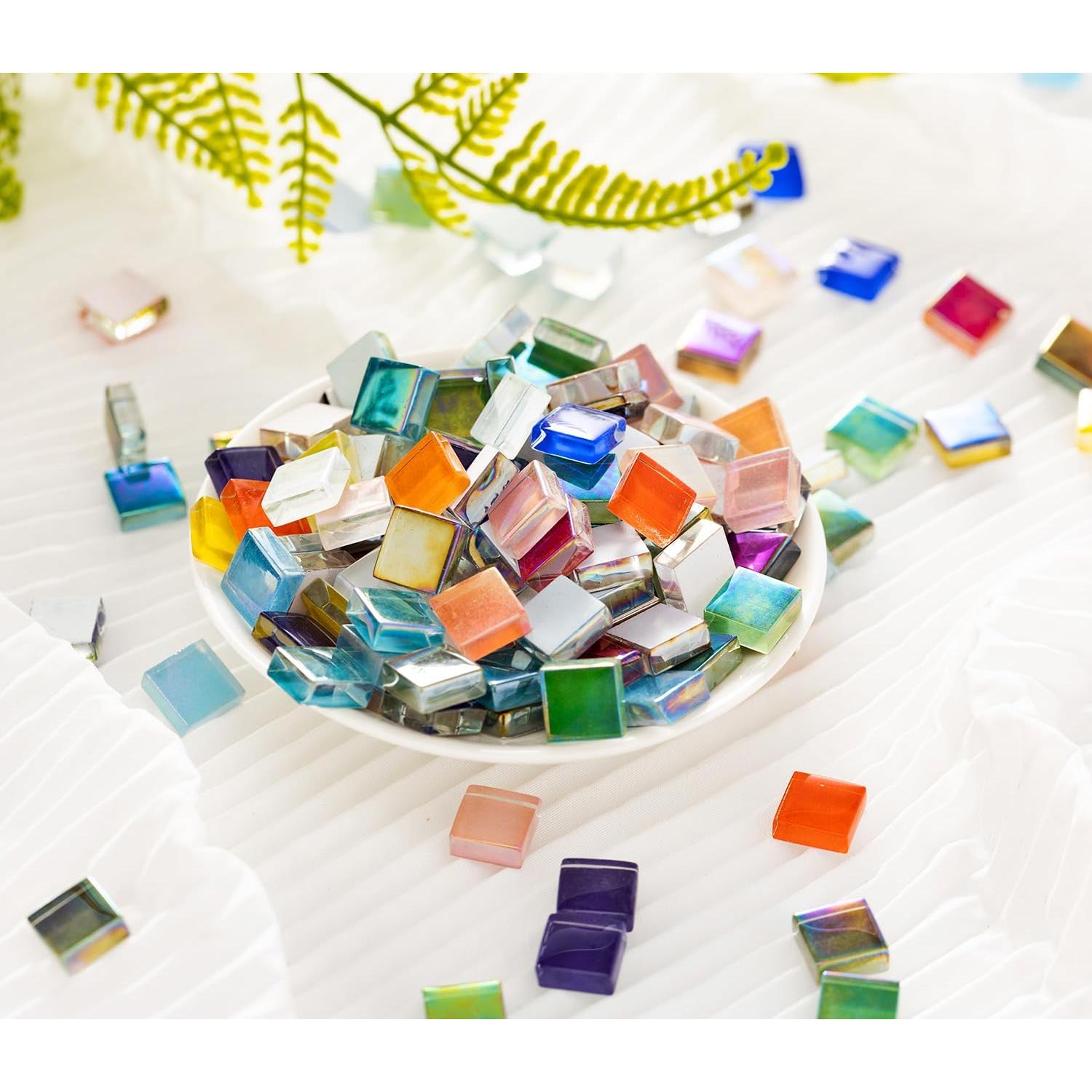 Azulejos de Mosaico Lanyani Cristal Iridiscente 9.5mm 540g