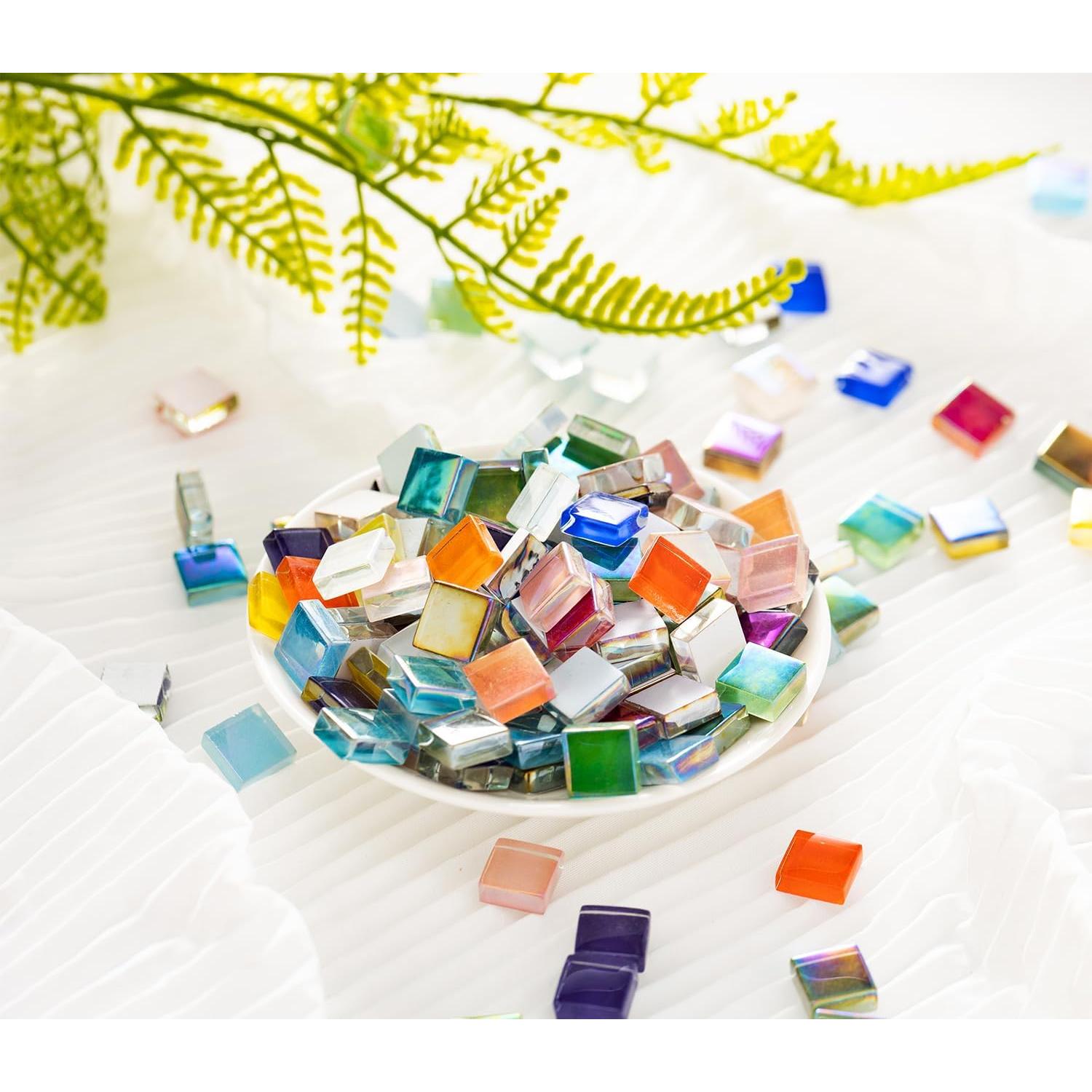 Azulejos de Mosaico Lanyani Cristal Iridiscente 9.5mm 540g