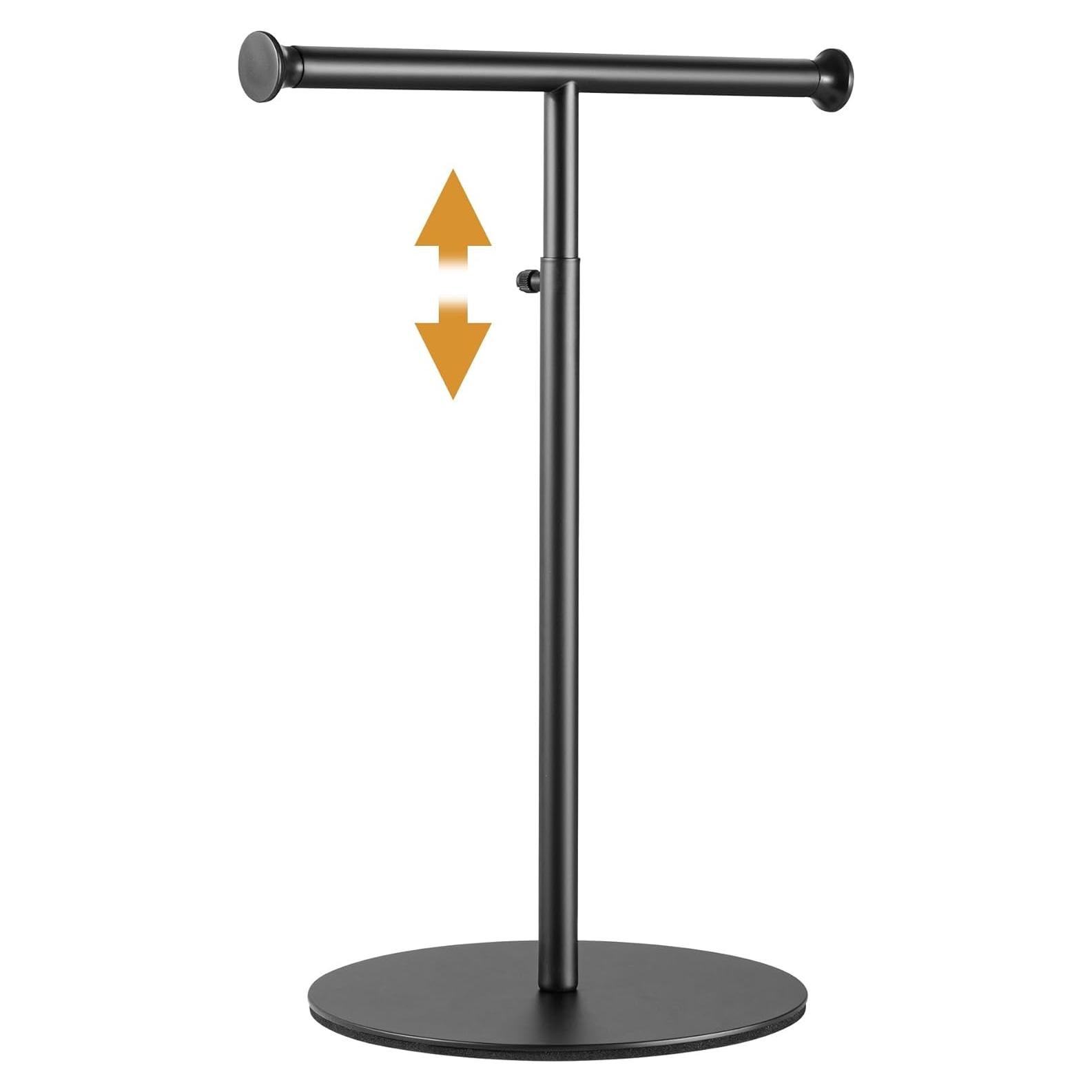 Soporte de Exhibición de Bolsos Niffgaff T Bar Ajustable Negro