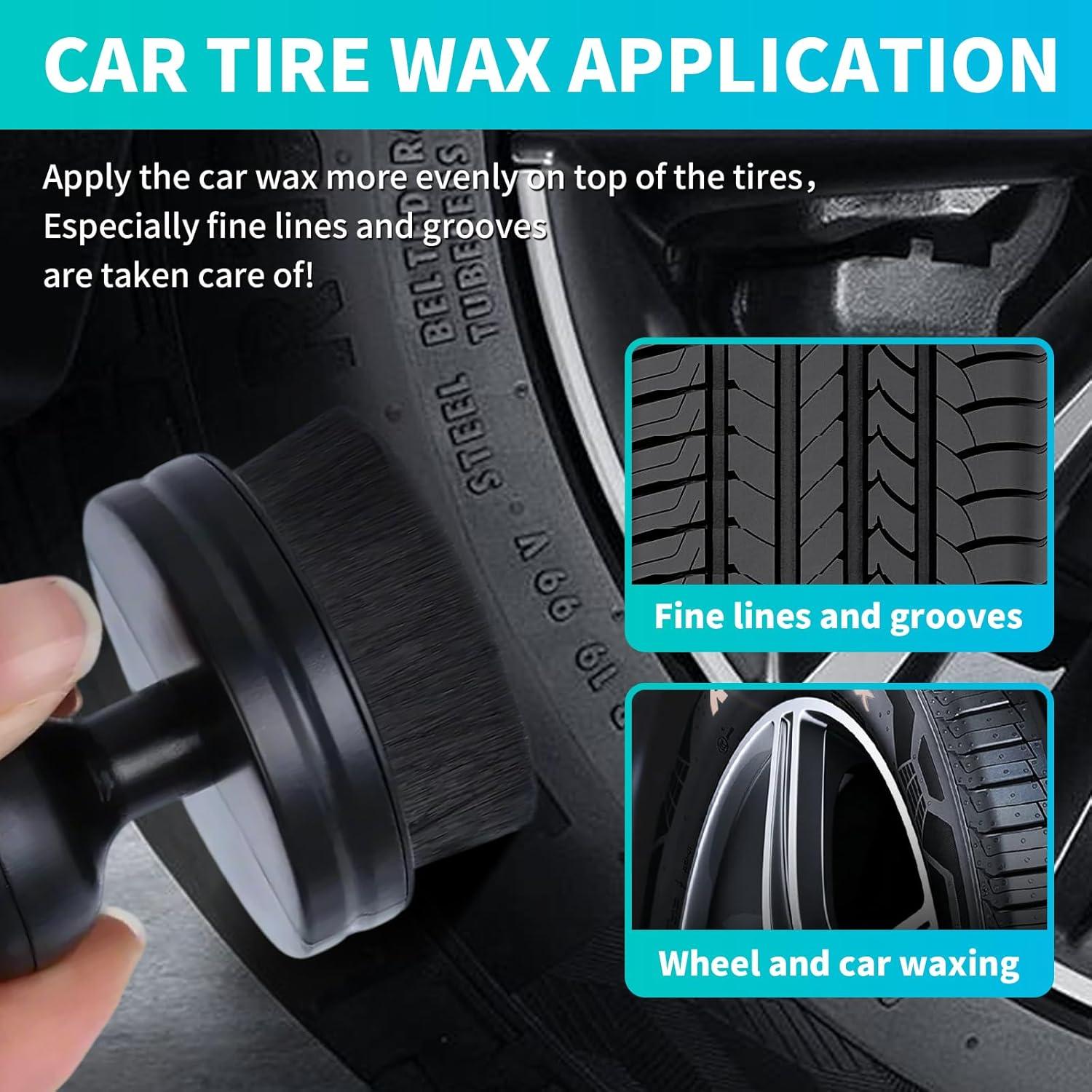 Cepillo Aplicador de Brillo de Neumáticos IPELY - 6.35cm