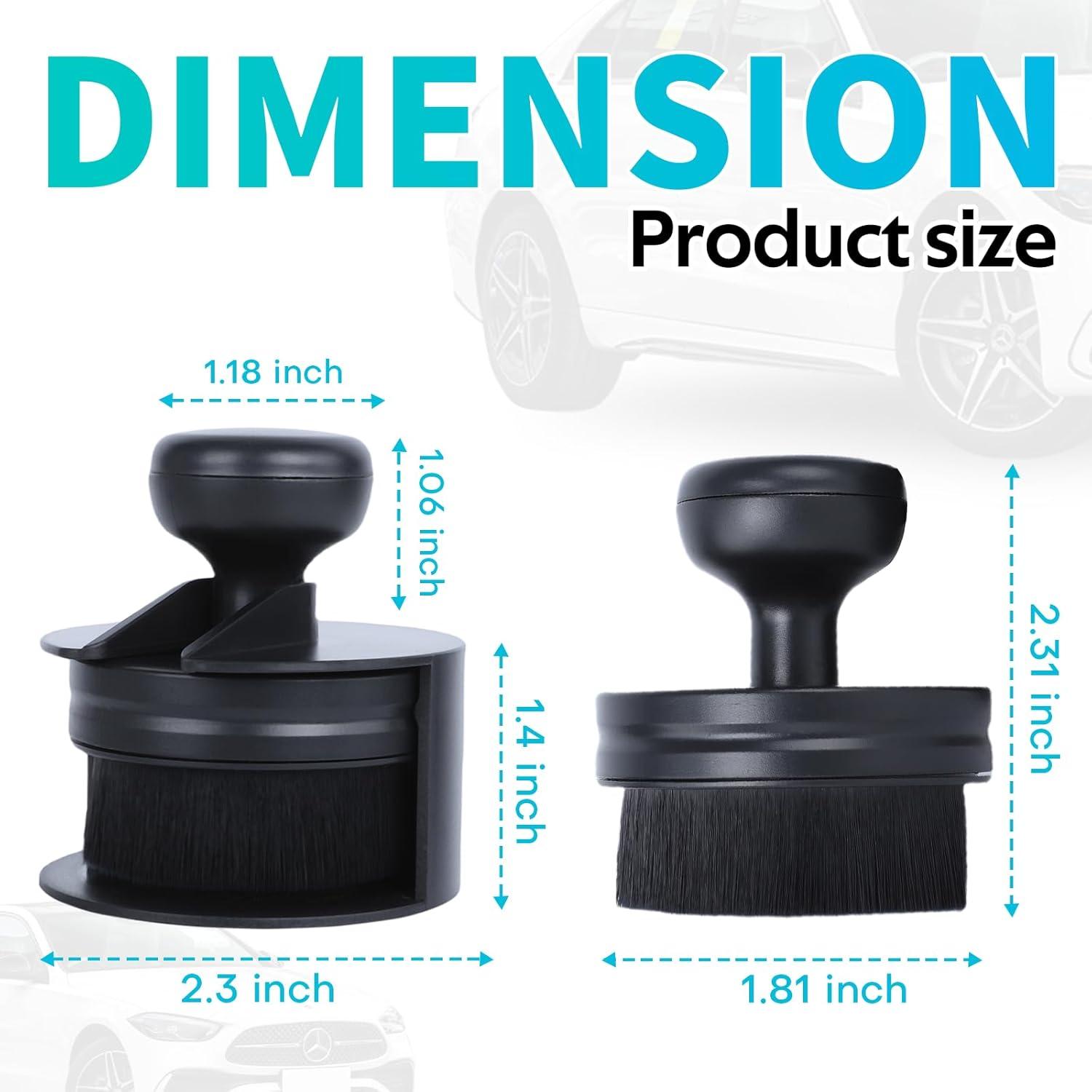 Cepillo Aplicador de Brillo de Neumáticos IPELY - 6.35cm