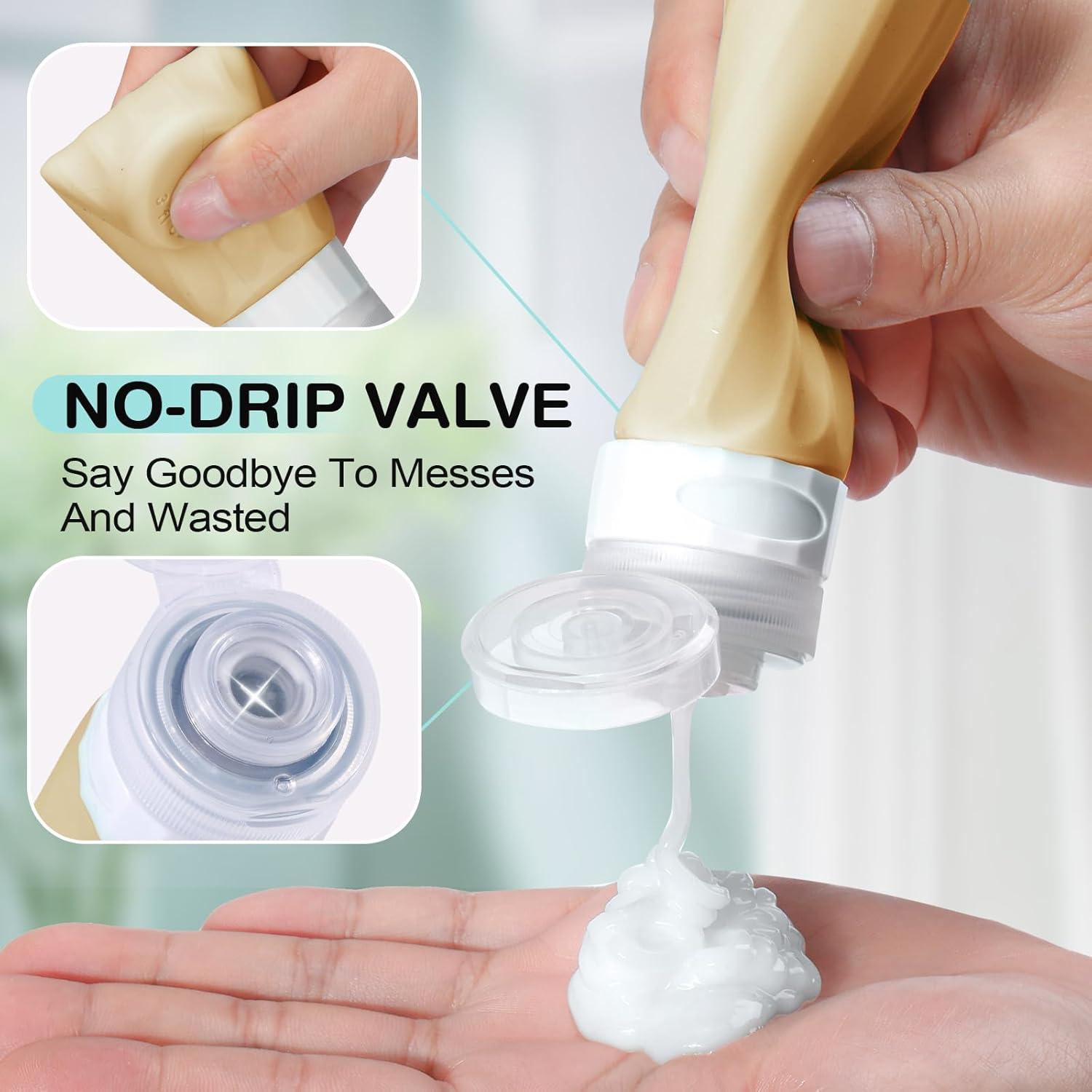 Set de 14 Botellas de Viaje Silevoler Silicona Aprobadas TSA