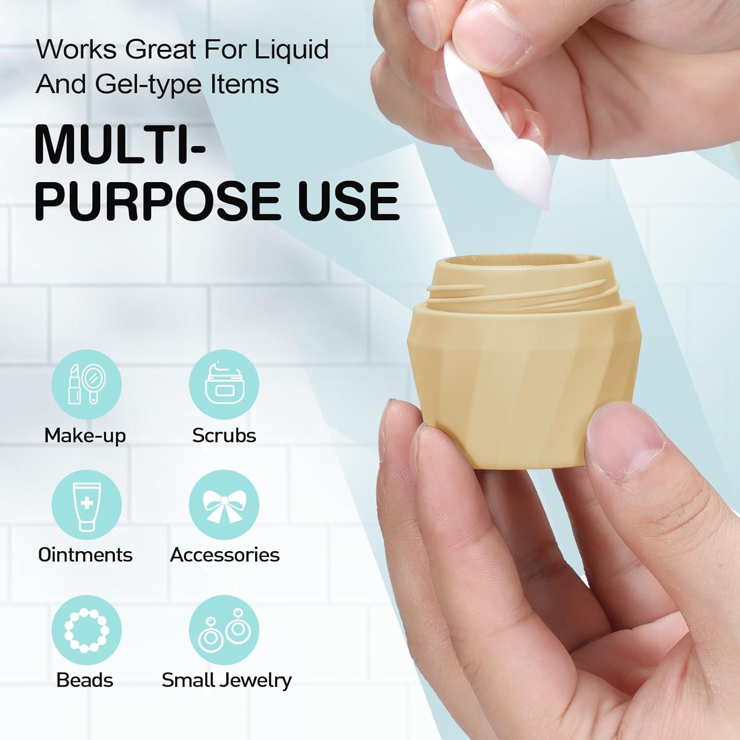 Set de 14 Botellas de Viaje Silevoler Silicona Aprobadas TSA