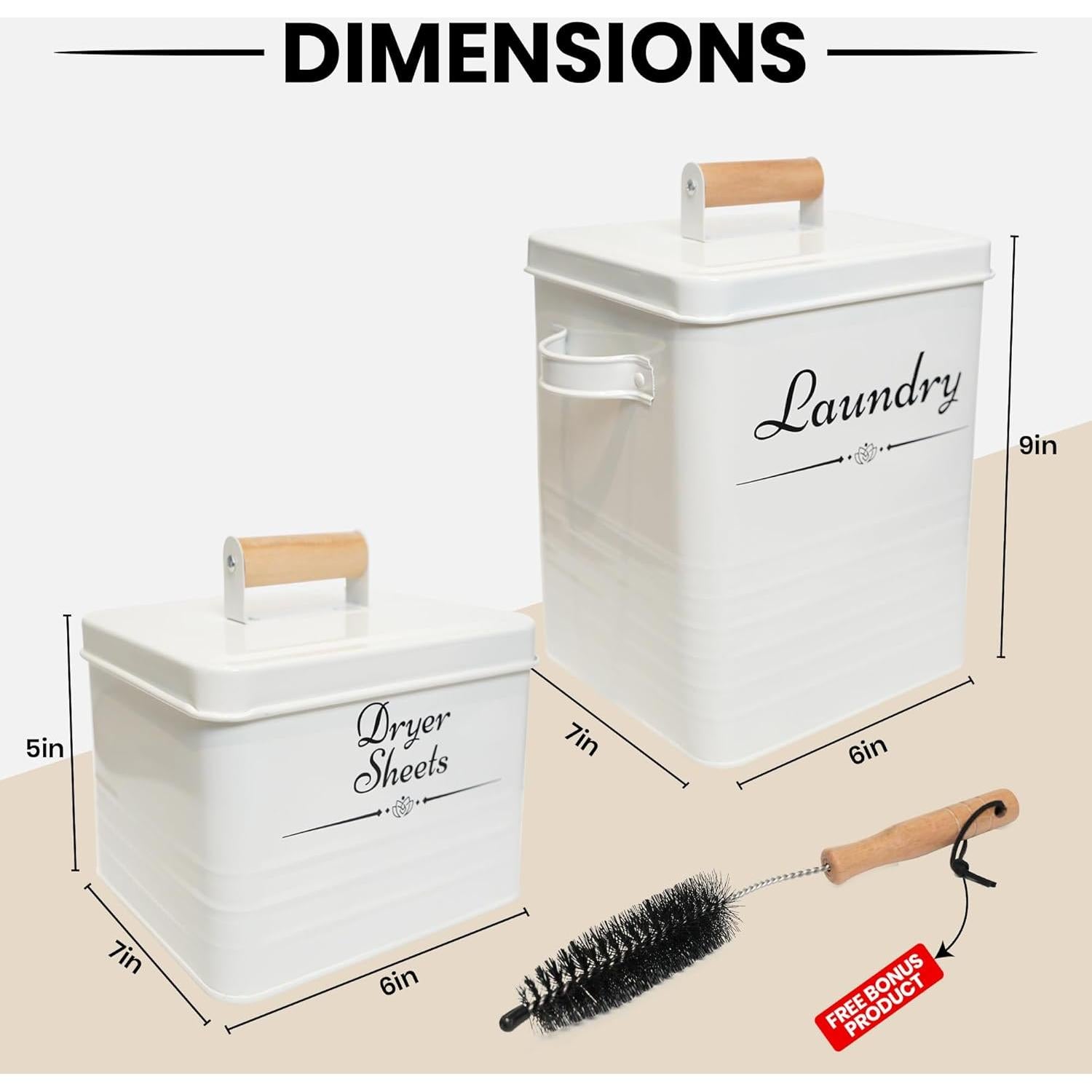 Contenedor de Almacenamiento para Lavandería Cruleen - 4.08 kg