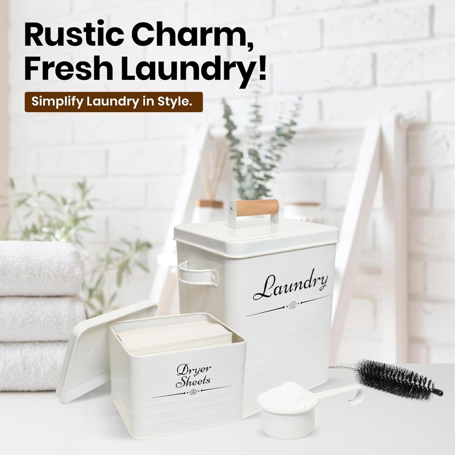 Contenedor de Almacenamiento para Lavandería Cruleen - 4.08 kg