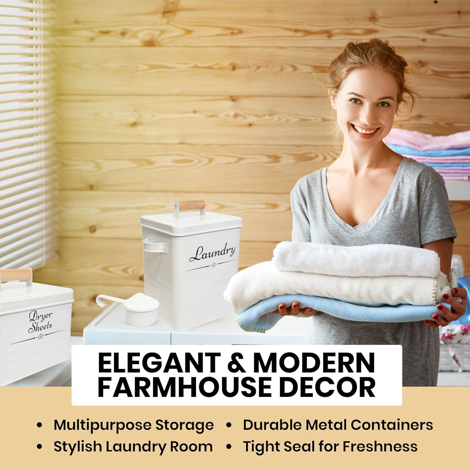 Contenedor de Almacenamiento para Lavandería Cruleen - 4.08 kg