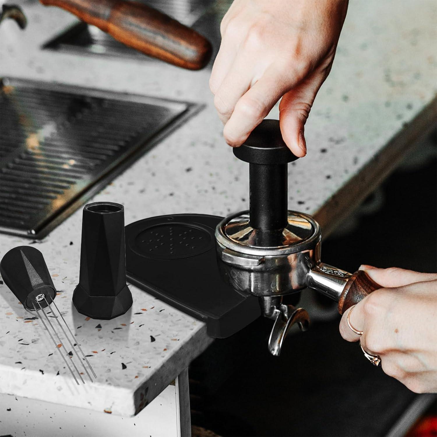 Juego de Prensador de Café 51mm Yeelan con Herramienta WDT