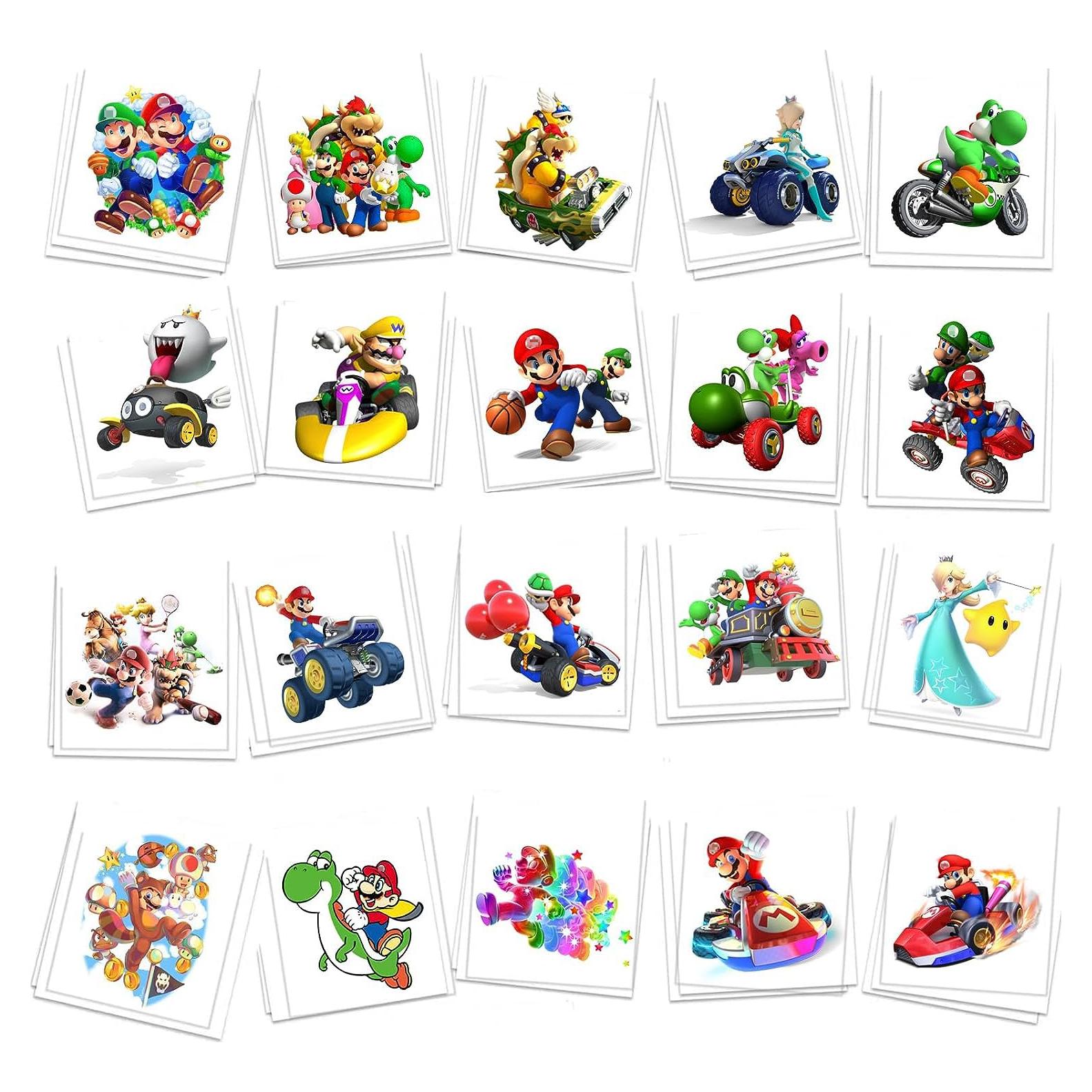 60 Tatuajes Temporales de Dibujos Animados YINGXIANG 5x5cm