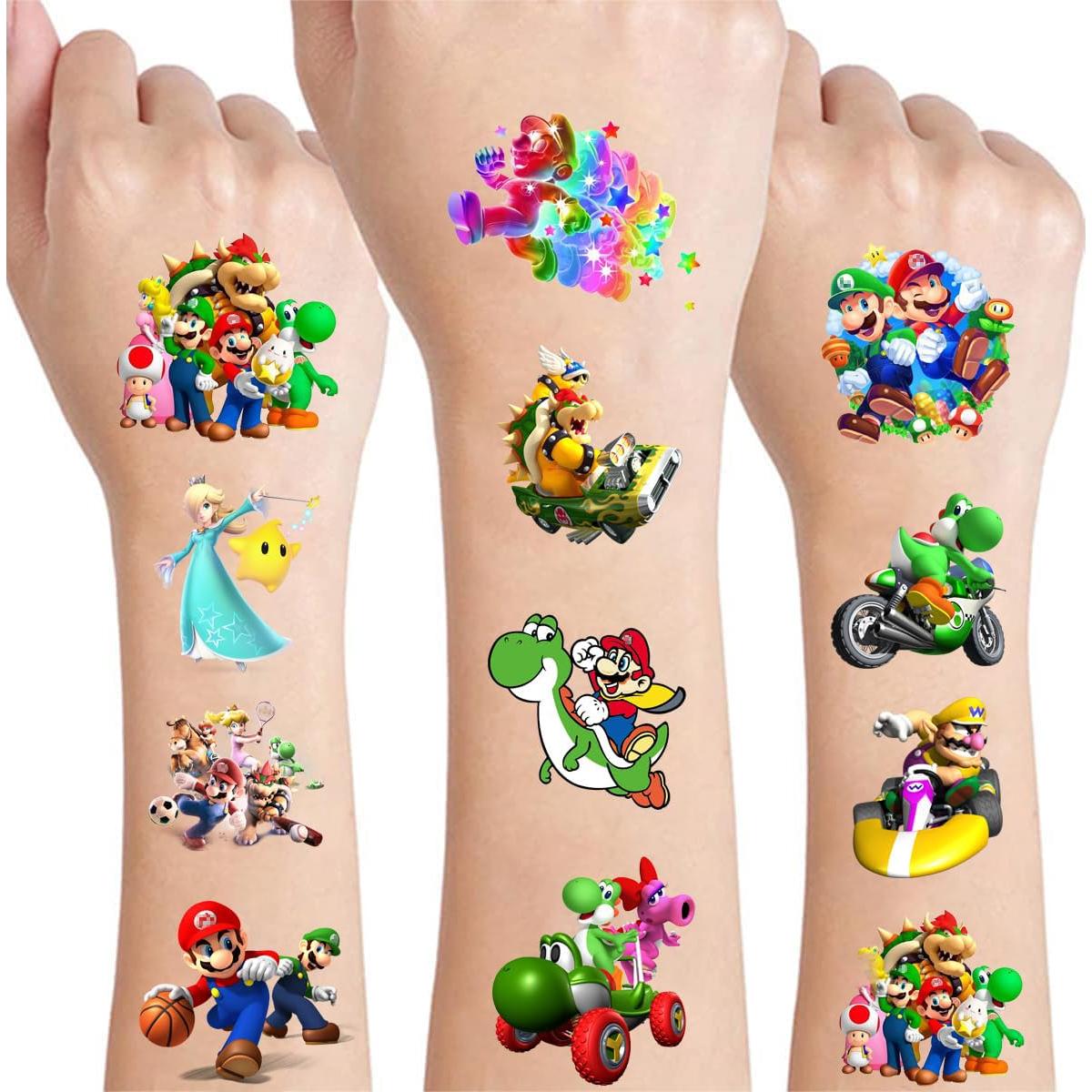 60 Tatuajes Temporales de Dibujos Animados YINGXIANG 5x5cm