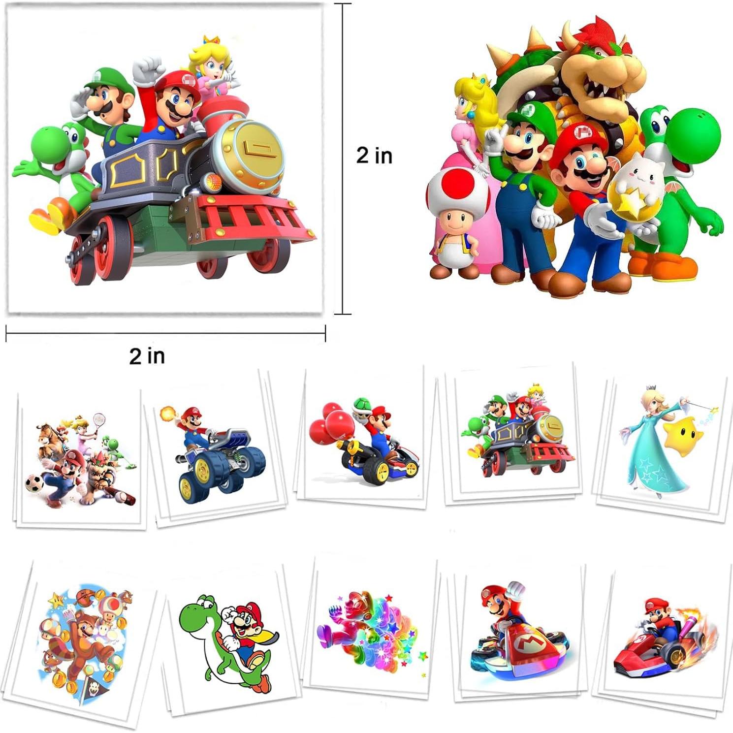 60 Tatuajes Temporales de Dibujos Animados YINGXIANG 5x5cm