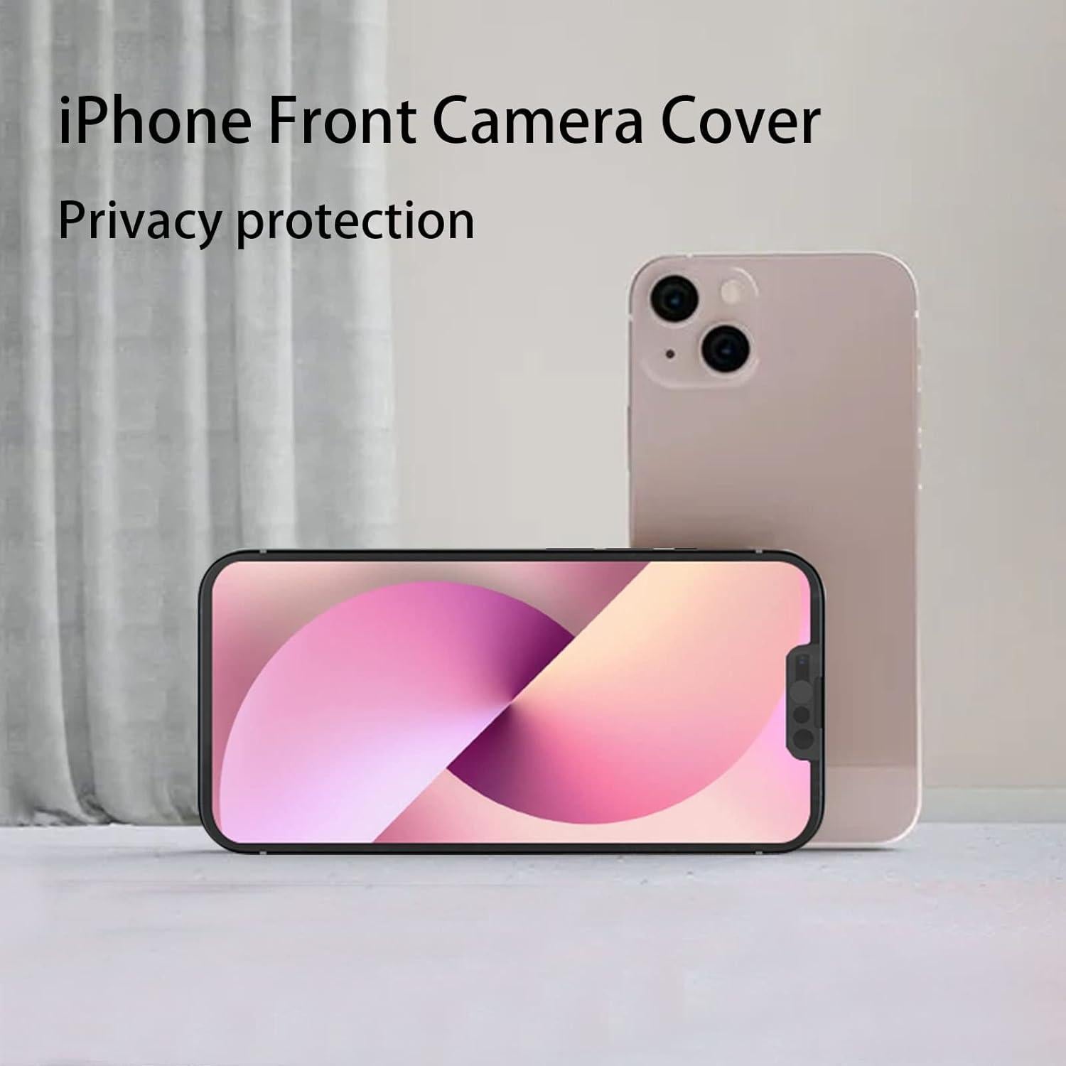 Cubierta de Cámara para iPhone 13 MakLuen - Protección Privacidad Negra