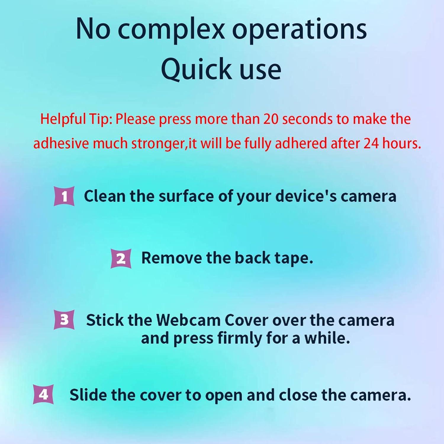 Cubierta de Cámara para iPhone 13 MakLuen - Protección Privacidad Negra