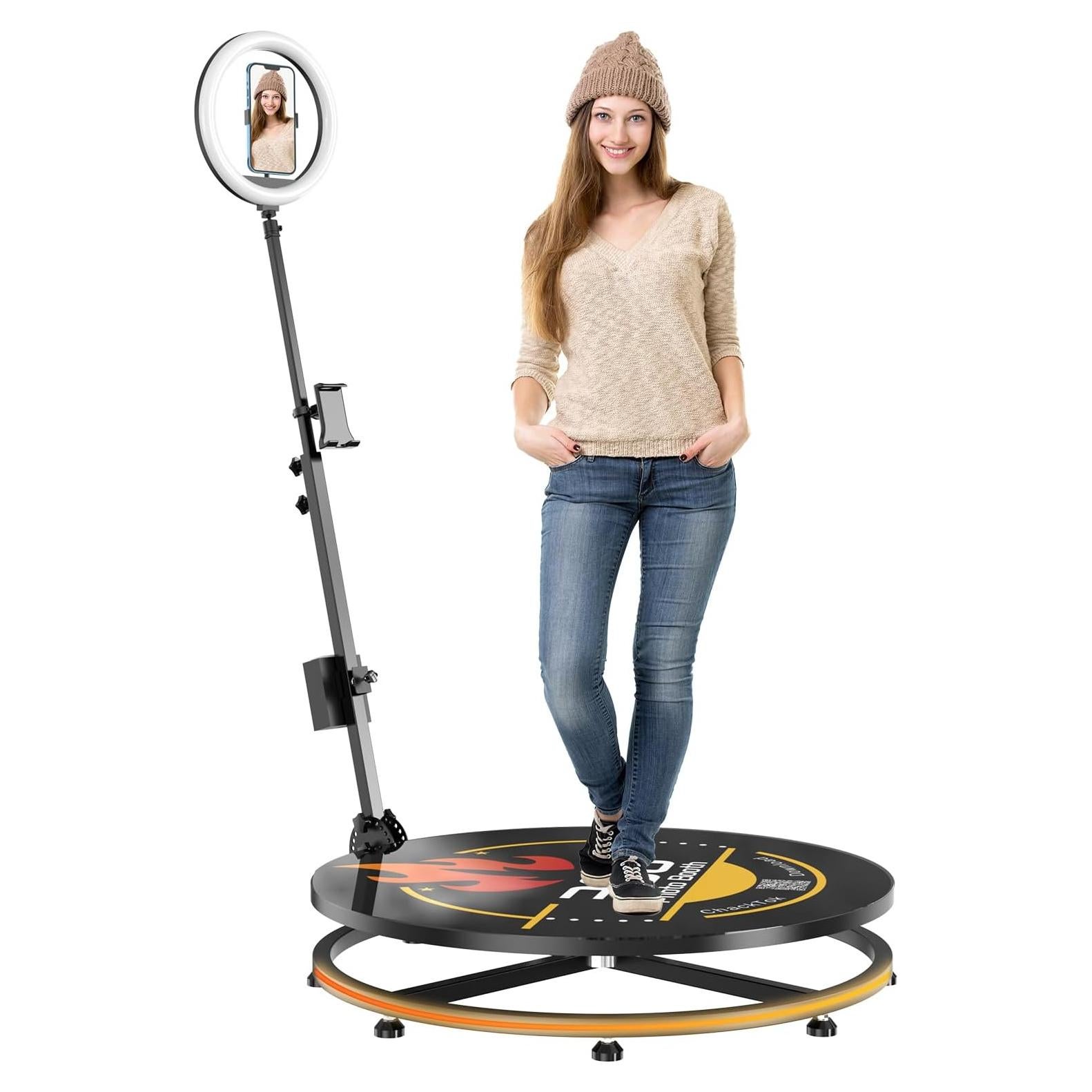 MWE 360 Máquina de Cabina Fotográfica con Luz de Anillo 58cm