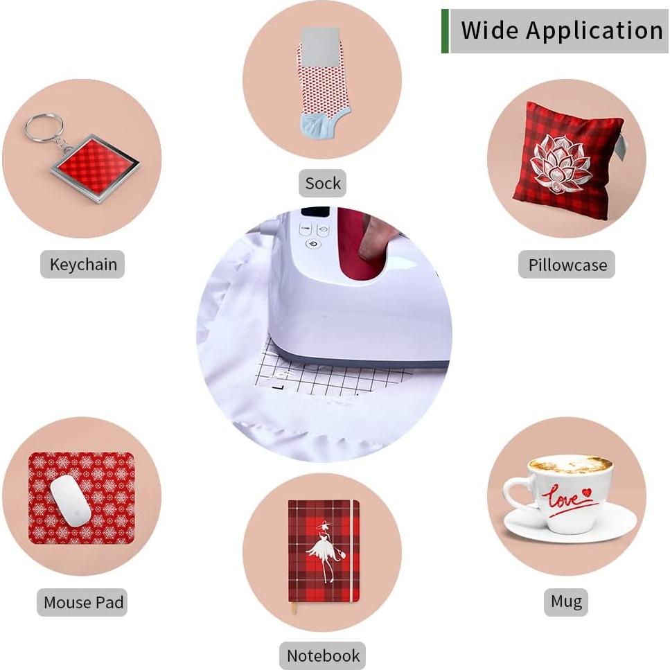 Hojas de Transferencia de Sublimación Lucky Goddess 8 Piezas 30x30cm