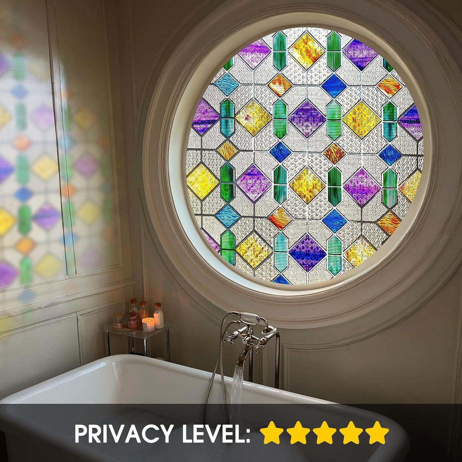 Película de Ventana Windimiley 3D Colorida 42.9x100.6cm