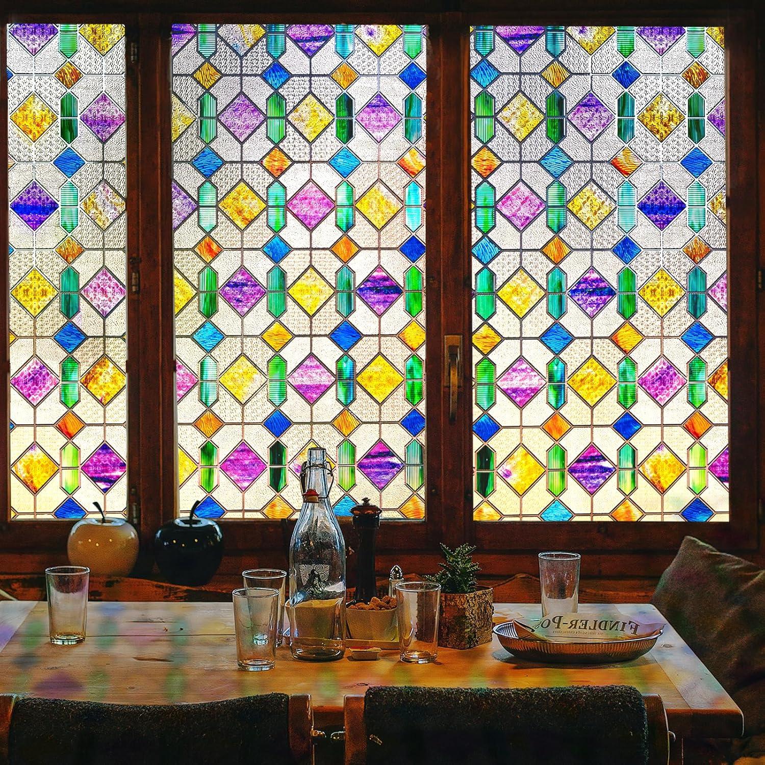 Película de Ventana Windimiley 3D Colorida 42.9x100.6cm