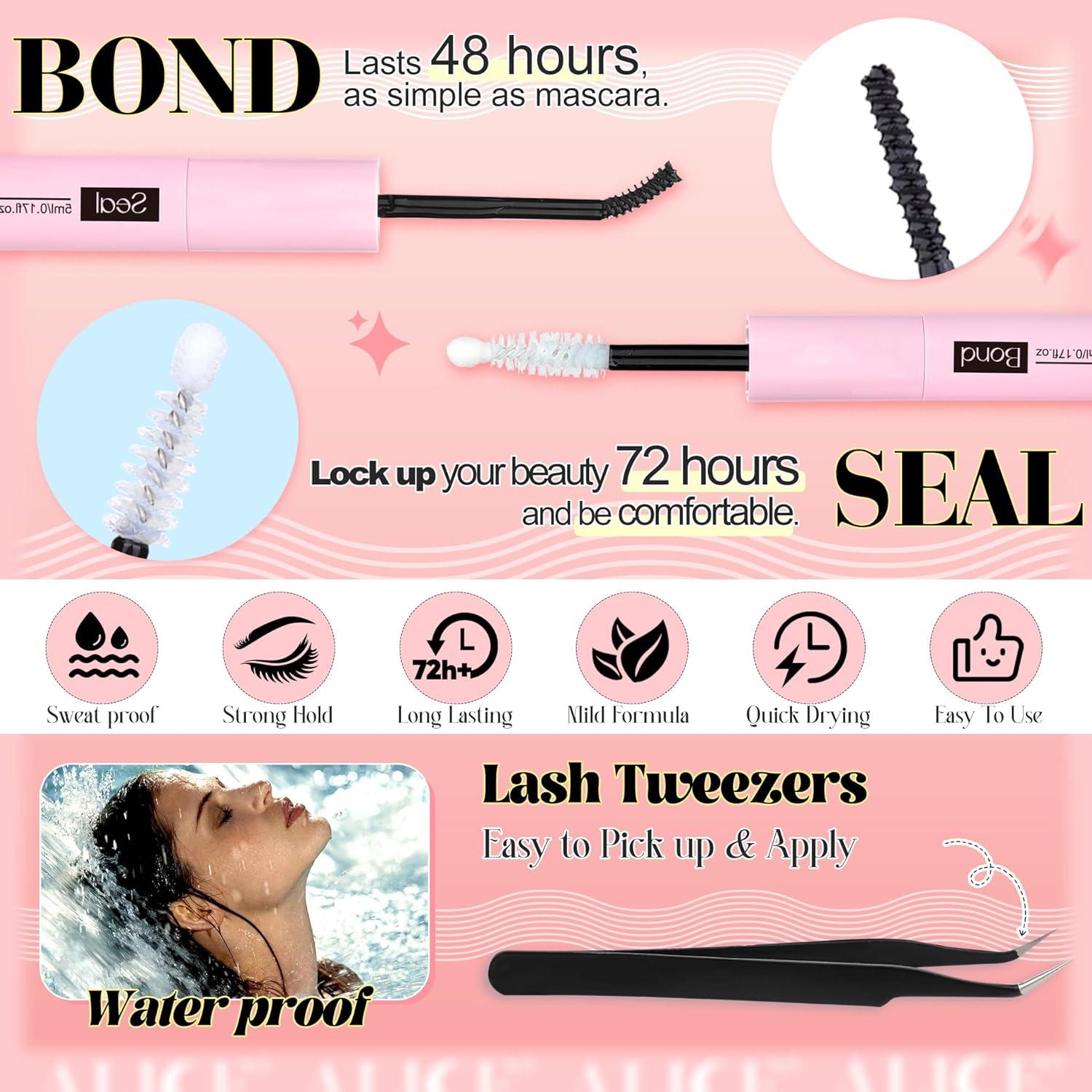 Kit de Extensiones de Pestañas ALICE 6-18mm Volumen Wispy