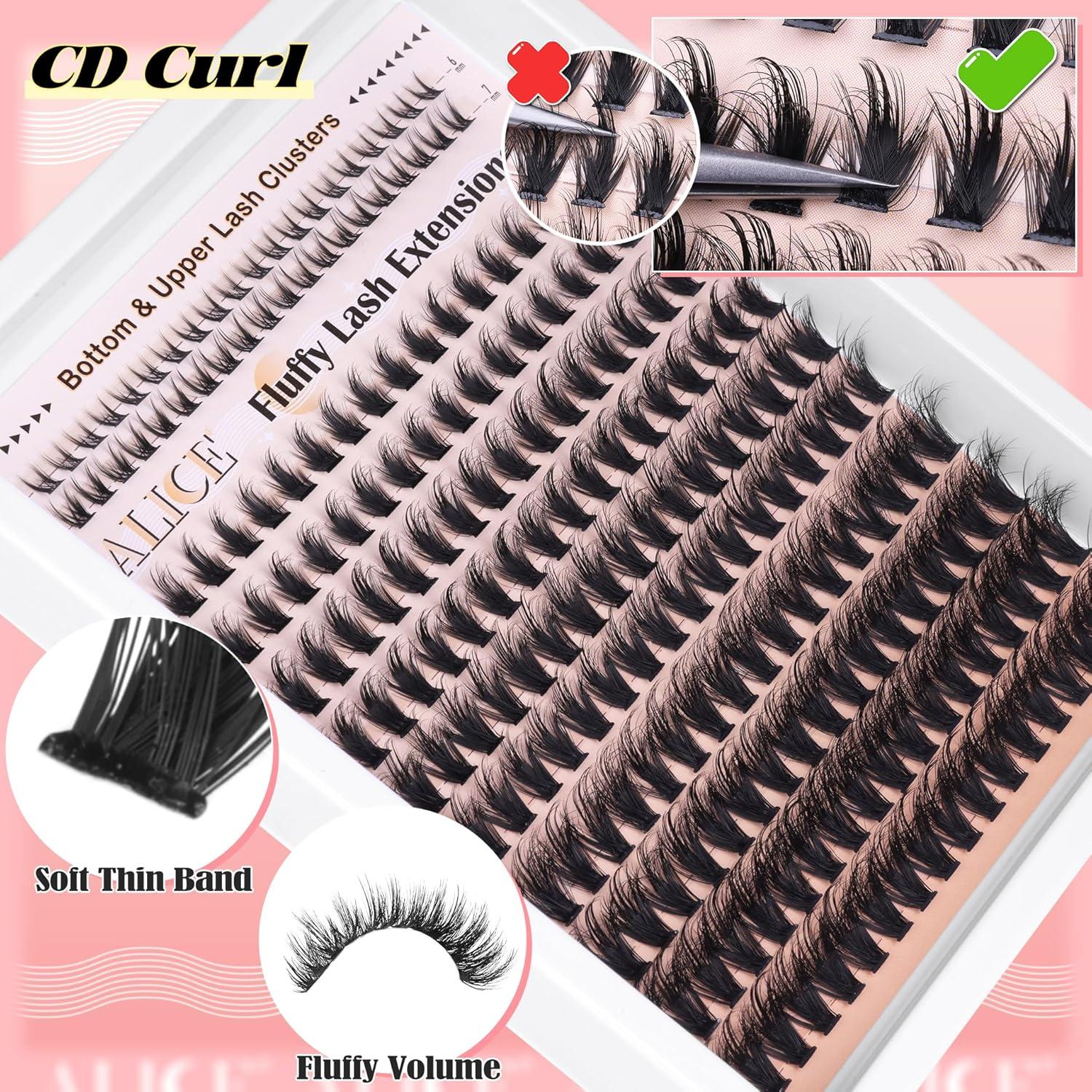 Kit de Extensiones de Pestañas ALICE 6-18mm Volumen Wispy