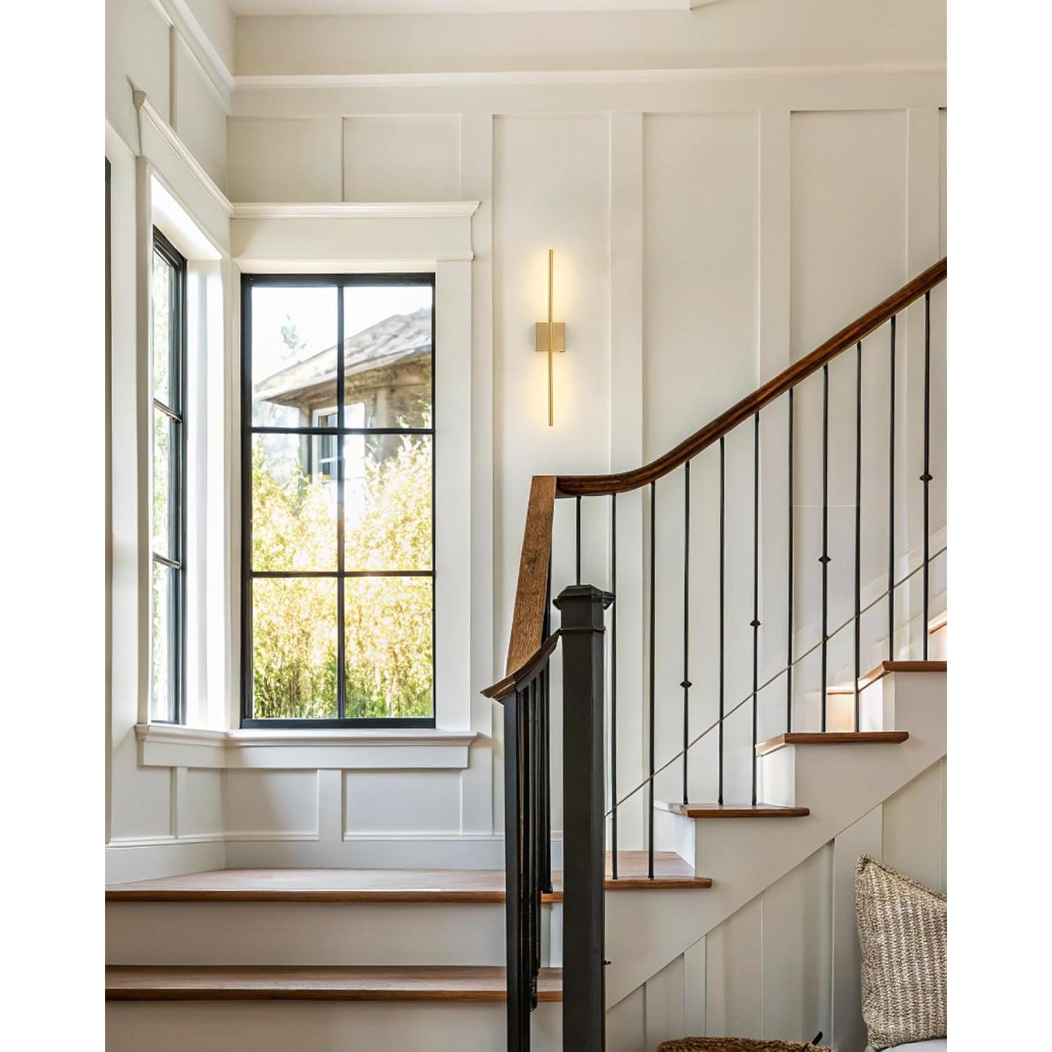 Apliques de Pared LED KDG Set de 2 Dorado 60 cm Inalámbricos