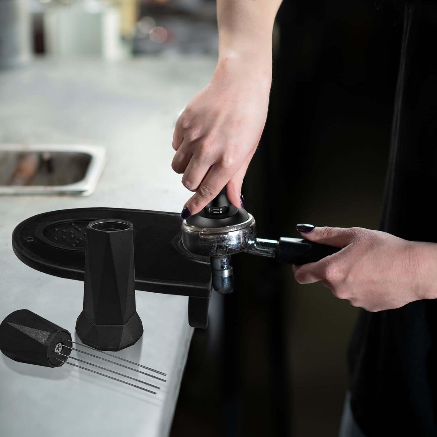 Juego de Prensador de Espresso 51mm HahaGo - Accesorios de Café