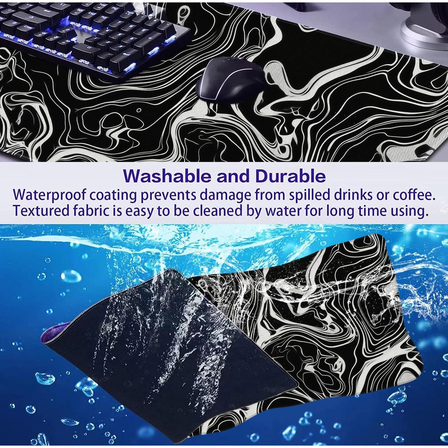 Alfombrilla de Ratón XL LQFIWSS Abstracta 900x400mm Antideslizante