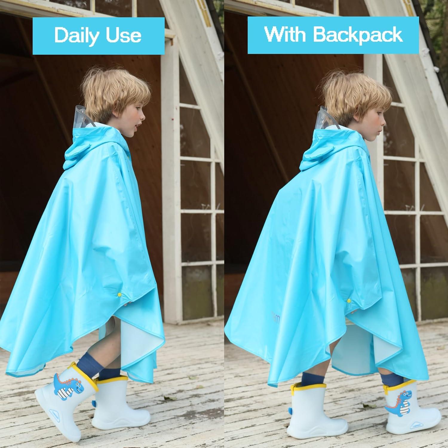 Poncho de Lluvia AIWUHE para Niños 1-3T Impermeable