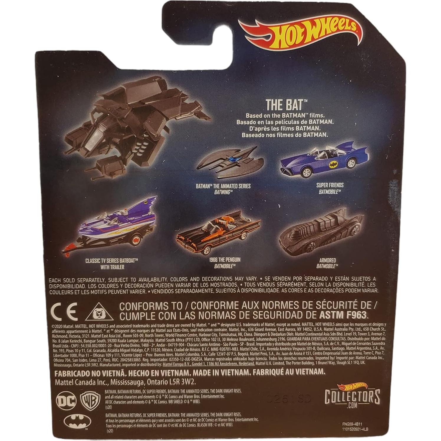 Hot Wheels El Murciélago 1:50 - Caballero Oscuro