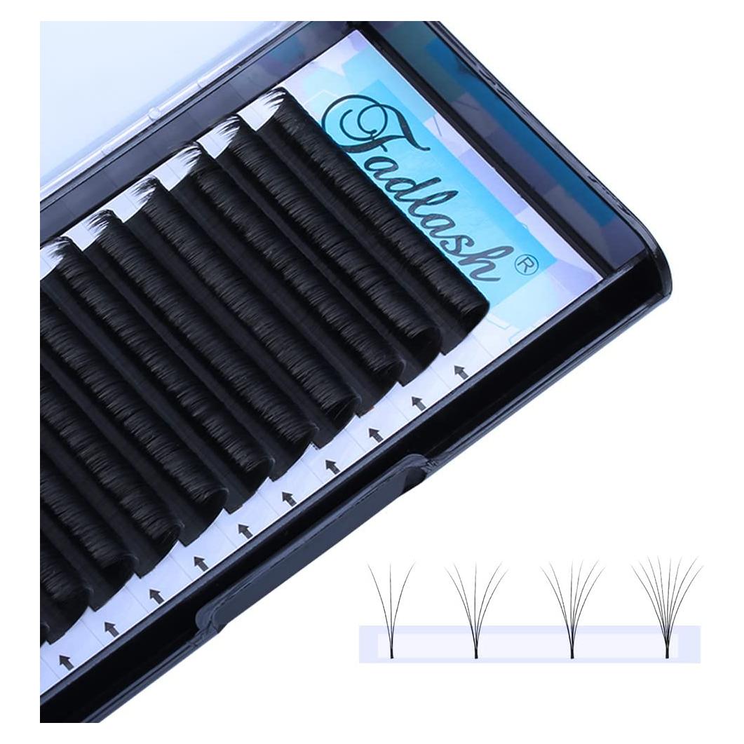 Extensiones de Pestañas Easy Fan 0.07mm D Curl 12mm Volumen