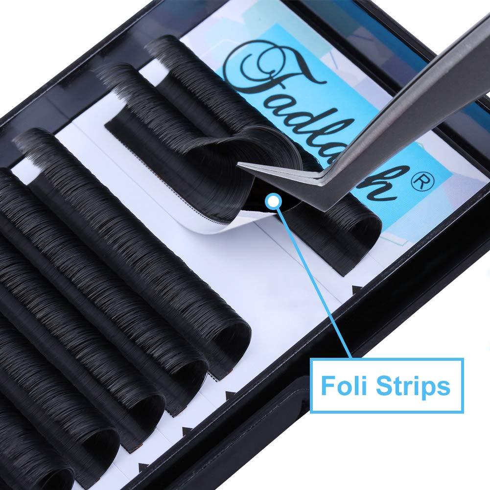 Extensiones de Pestañas Easy Fan 0.07mm D Curl 12mm Volumen